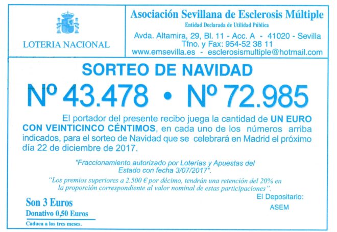 Loteria Navidad 2017