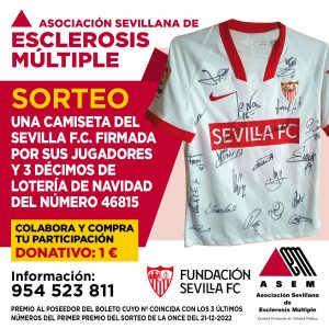 ¿Quieres una CAMISETA DEL SEVILLA FC firmada por sus jugadores?