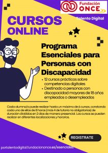Programa Esenciales en competencias digitales básicas de Fundación Once