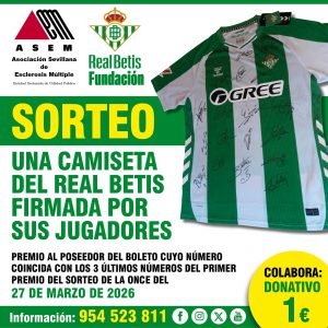 ¿Quieres una camiseta del REAL BETIS firmada por sus jugadores?
