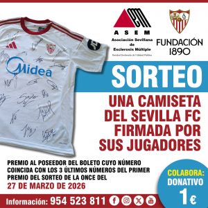 ¿Quieres una camiseta del SEVILLA FC firmada por sus jugadores?