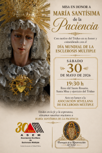 Triduo especial en honor a María Santísima de la Paciencia