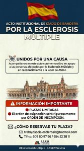 IZADO DE BANDERA por la ESCLEROSIS MÚLTIPLE
