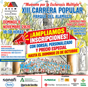 ¡AMPLIAMOS EL PLAZO DE INSCRIPCIÓN CON DORSAL PERSONALIZADO Y PRECIO ESPECIAL!